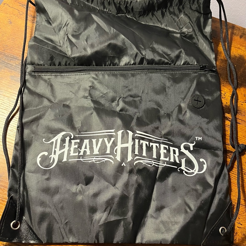 Black Drawstring Bag